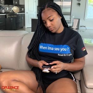 “When Ima See You” Tee (Black)